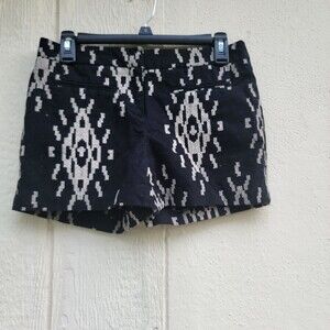 ABS Platinum Women black & white printed  design shorts Size 2